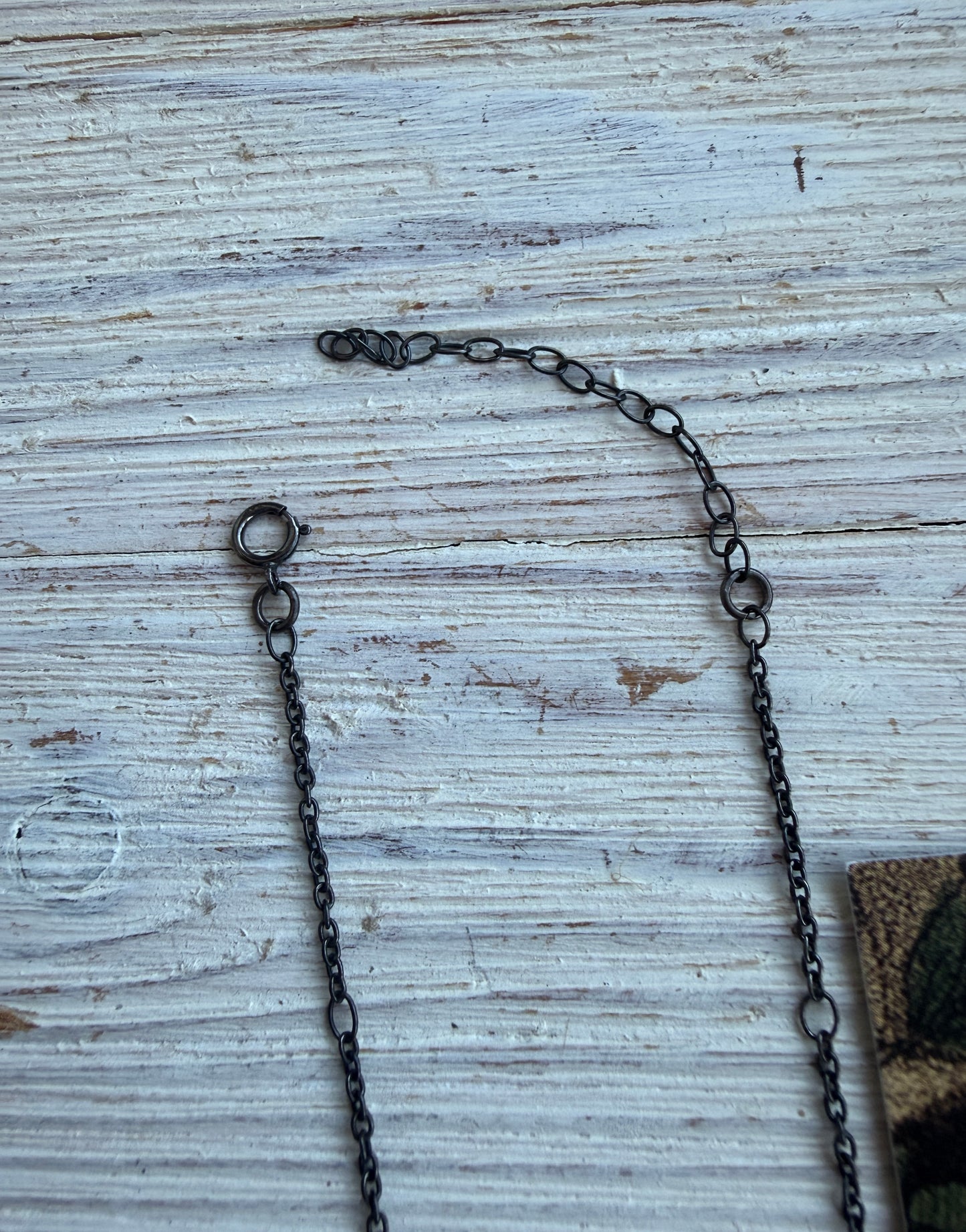 Pavé diamond curve necklace. 16.5-18.5”